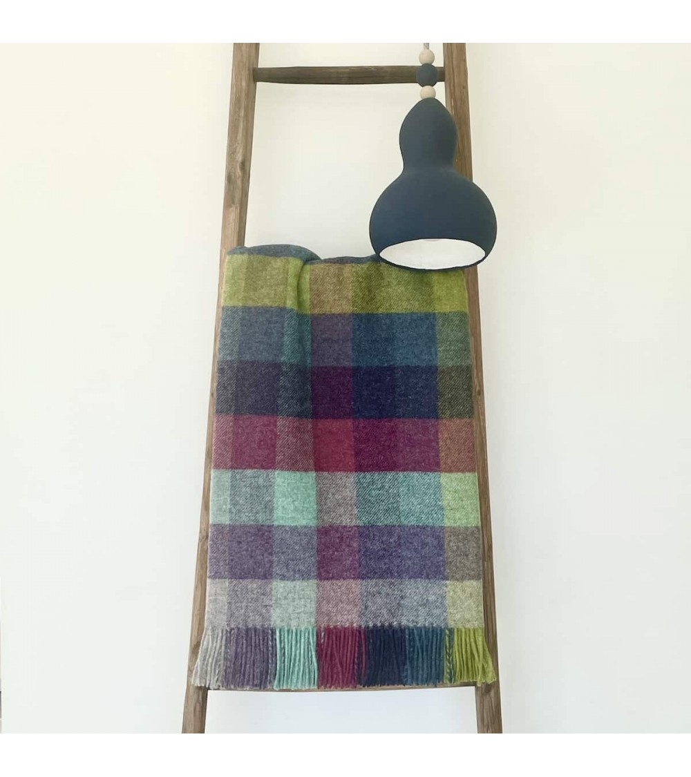 Harlequin Moorland - Schafwolldecke, Decke aus reiner Schurwolle Bronte by Moon Schafwolldecke warme Woll Decken Sofa wohndec...