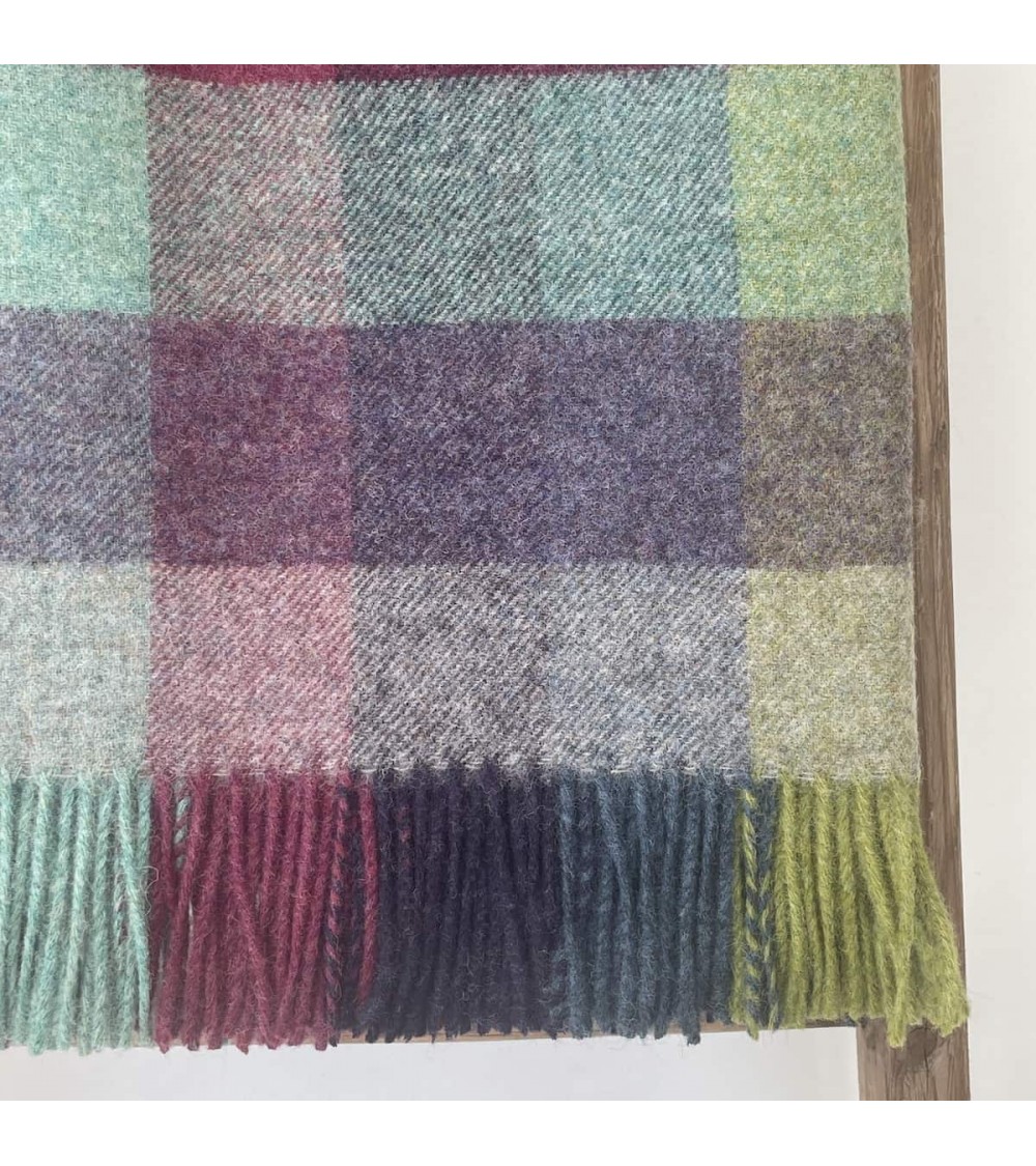 Harlequin Moorland - Schafwolldecke, Decke aus reiner Schurwolle Bronte by Moon Schafwolldecke warme Woll Decken Sofa wohndec...