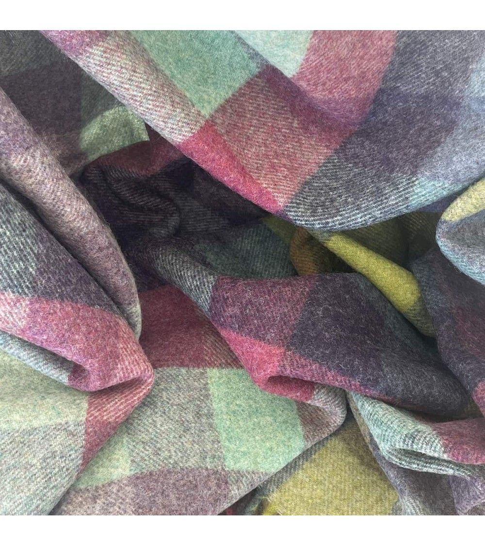 Harlequin Moorland - Schafwolldecke, Decke aus reiner Schurwolle Bronte by Moon Schafwolldecke warme Woll Decken Sofa wohndec...