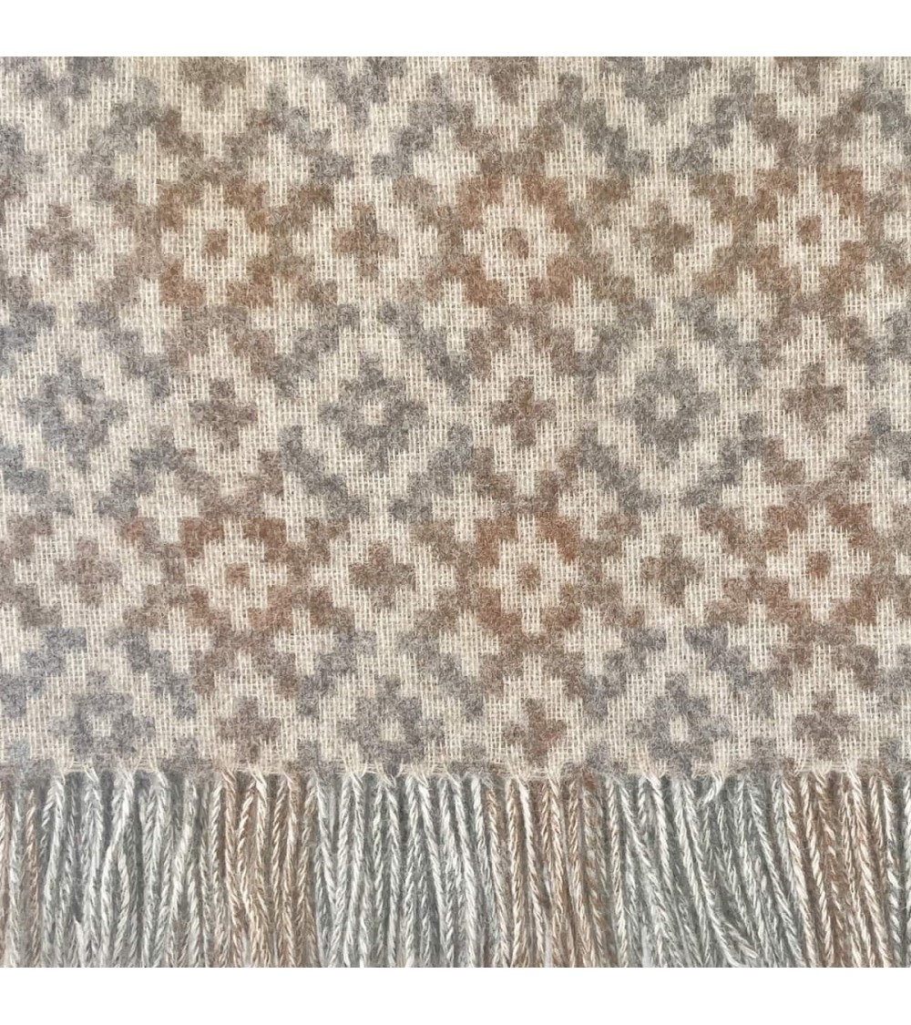 Dartmouth Natural - Wolldecke aus reiner Schurwolle Bronte by Moon Schafwolldecke warme Woll Decken Sofa wohndecke kaufen