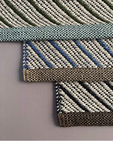Tapis Vinyle - ESTER Olive Brita Sweden tapis scandinave en vinyle lavable en machine de cuisine exterieur salon couloir