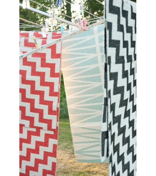 Tapis Vinyle - GUNNEL Noir Brita Sweden tapis scandinave en vinyle lavable en machine de cuisine exterieur salon couloir