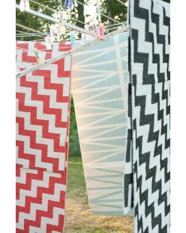 Tapis Vinyle - GUNNEL Noir Brita Sweden tapis scandinave en vinyle lavable en machine de cuisine exterieur salon couloir