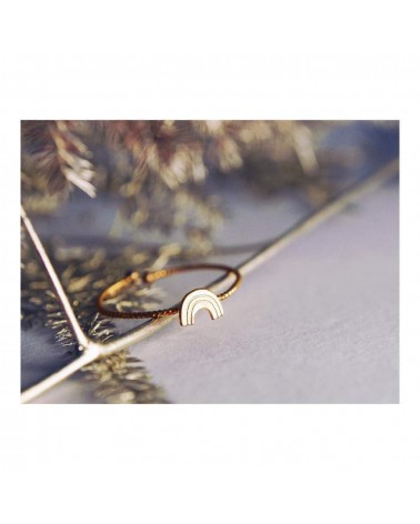 Rainbow ring - Adjustable ring, fine gold plating Adorabili Paris cute fashion design designer for women
