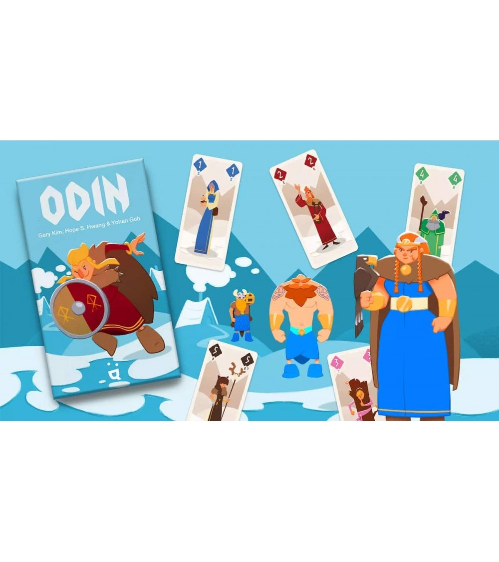 Odin - Card game, strategy Helvetiq kids board game two plawers fun adult party games