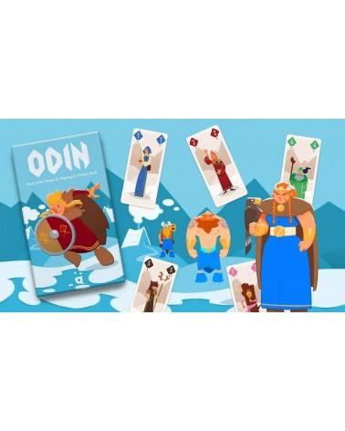 Odin - Card game, strategy Helvetiq kids board game two plawers fun adult party games