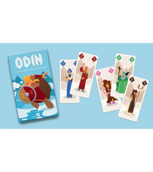 Odin - Kartenspiel, Strategie Helvetiq Familienspiele Brettspiele für Erwachsene zwei drei vier