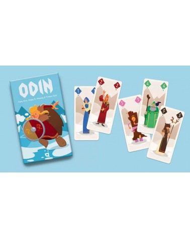 Odin - Card game, strategy Helvetiq kids board game two plawers fun adult party games