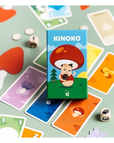 Kinoko - Kartenspiel Helvetiq Familienspiele Brettspiele für Erwachsene zwei drei vier