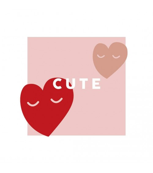 Heart eyes - Gold plated earrings Adorabili Paris cute fashion design designer for women