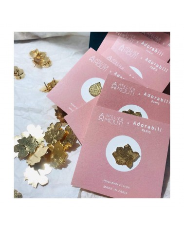 Blume x Atelier Mouti - Pin Anstecker Adorabili Paris Anstecknadel Ansteckpins pins anstecknadeln kaufen