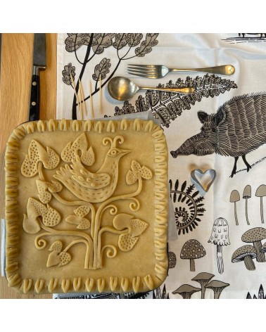 Serviette de cuisine - Sanglier Lush Designs torchon vaisselle qualité serviette haut de gamme beaux essuie main originaux