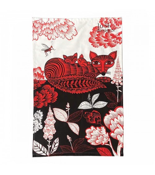 Serviette de cuisine - Renard Lush Designs torchon vaisselle qualité serviette haut de gamme beaux essuie main originaux