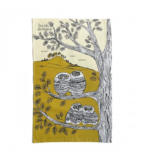 Tea towel - Baby Owl Lush Designs best kitchen hand towels fall funny cute