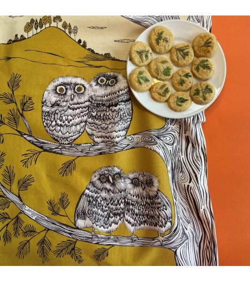 Tea towel - Baby Owl Lush Designs best kitchen hand towels fall funny cute