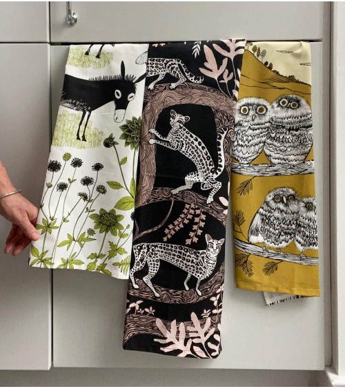 Tea towel - Baby Owl Lush Designs best kitchen hand towels fall funny cute