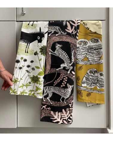 Tea towel - Baby Owl Lush Designs best kitchen hand towels fall funny cute