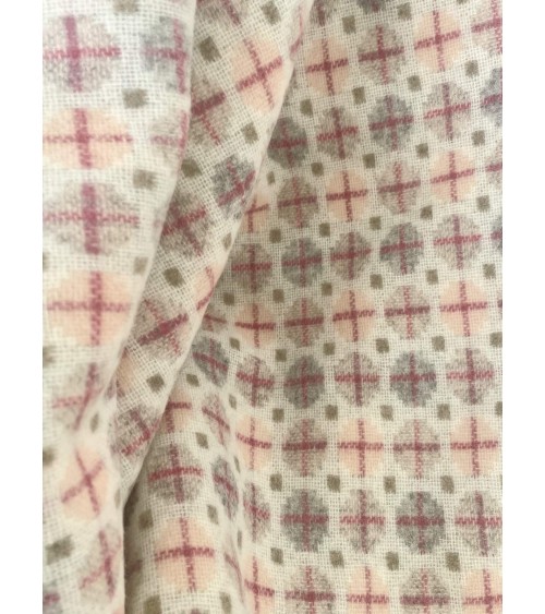 MILAN Blush - Coperta di lana merino Bronte by Moon plaid per divano in lana coperta morbida letto matrimoniale plaides 100 lana