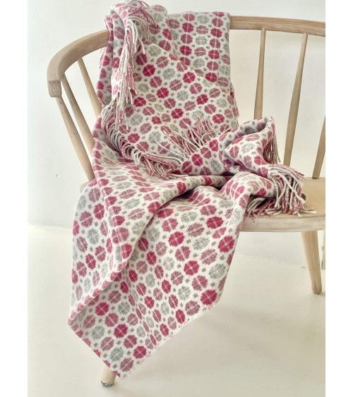 Merino Decke MILAN Rosa - Wolldecke, Kuscheldecke Bronte by Moon Schafwolldecke warme Woll Decken Sofa wohndecke kaufen