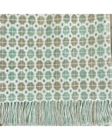 MILAN Mint - Merino wool blanket Bronte by Moon warm cozy soft sofa throw blanket picnic throws and blankets