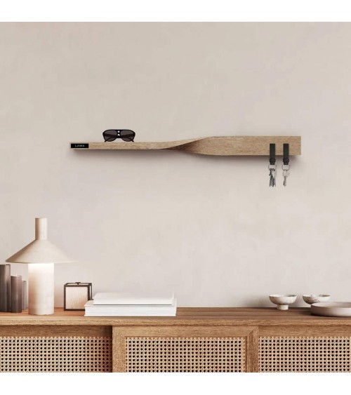 Twist Shelf - Design wooden Wall shelf