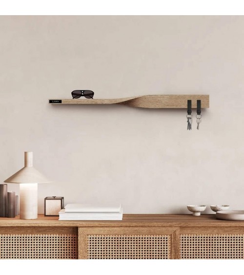Twist Shelf - Design wooden Wall shelf Lawa Design