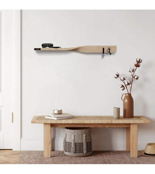 Twist Shelf - Design wooden Wall shelf Lawa Design