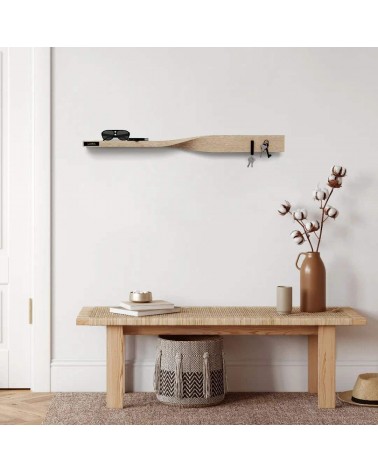 Twist Shelf - Étagère Murale design en bois Lawa Design Kitatori suisse
