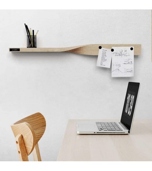 Twist Shelf - Design wooden Wall shelf Lawa Design
