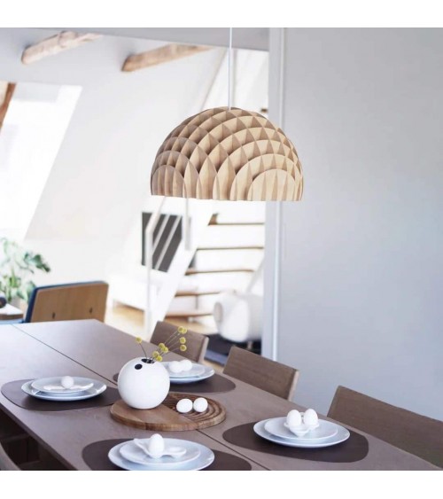 Arc Plywood - Suspension luminaire design Lawa Design lampes suspendues design lustre moderne salon salle à manger cuisine