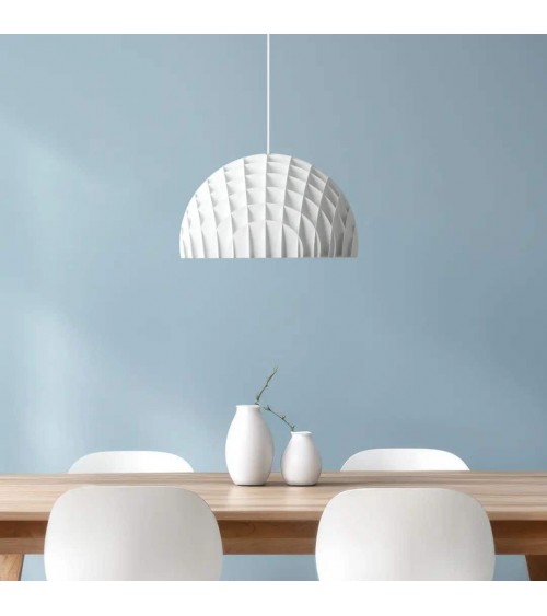 Arc Blanc - Suspension luminaire design Lawa Design lampes suspendues design lustre moderne salon salle à manger cuisine