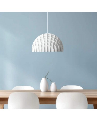 Arc Blanc - Suspension luminaire design Lawa Design lampes suspendues design lustre moderne salon salle à manger cuisine