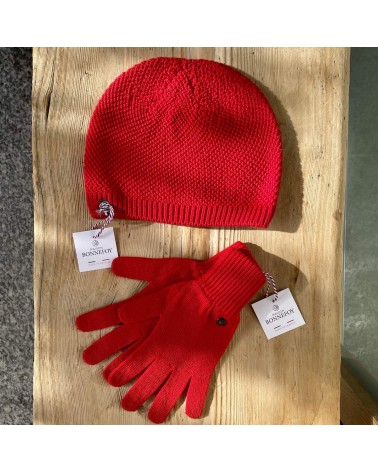 Joel - Mütze, Merino Wollmütze - Rot Maison Bonnefoy coole für Männer Frauen kaufen Kitatori Schweiz
