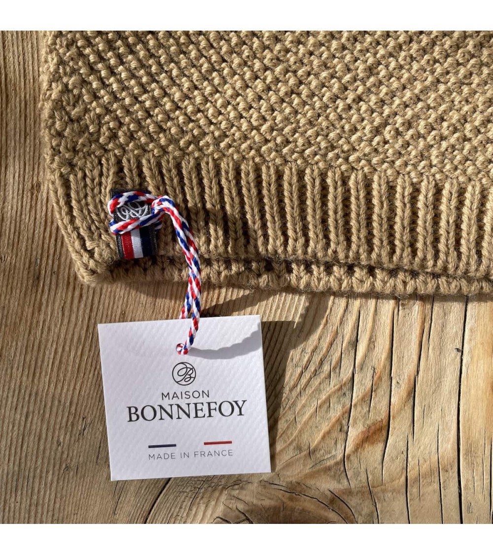 Joel - Berretto in lana merino - Cammello Maison Bonnefoy cool per uomo donna Kitatori Svizzera