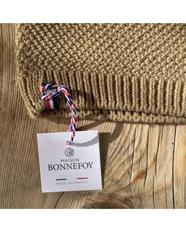 Joel - Berretto in lana merino - Cammello Maison Bonnefoy cool per uomo donna Kitatori Svizzera