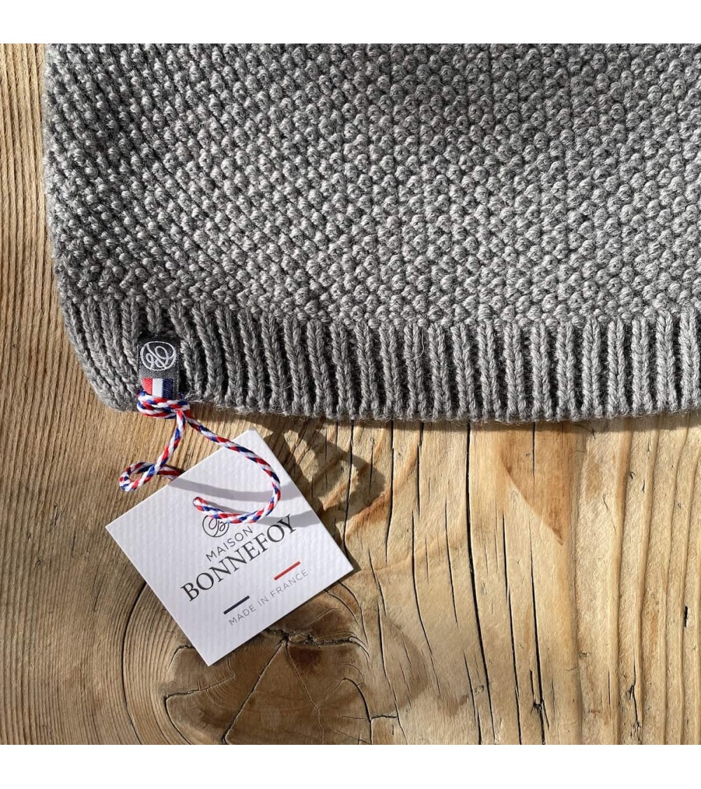 Joel - Mütze, Merino Wollmütze - Grau Maison Bonnefoy coole für Männer Frauen kaufen Kitatori Schweiz