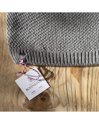 Joel - Mütze, Merino Wollmütze - Grau Maison Bonnefoy coole für Männer Frauen kaufen Kitatori Schweiz