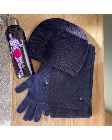 Alix - Merino Wolle Handschuhe - Blau Maison Bonnefoy geschenkidee schweiz kaufen