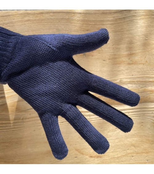 Alix - Merino Wolle Handschuhe - Blau Maison Bonnefoy geschenkidee schweiz kaufen