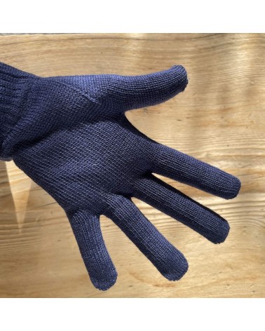 Alix - Merino Wolle Handschuhe - Blau Maison Bonnefoy geschenkidee schweiz kaufen