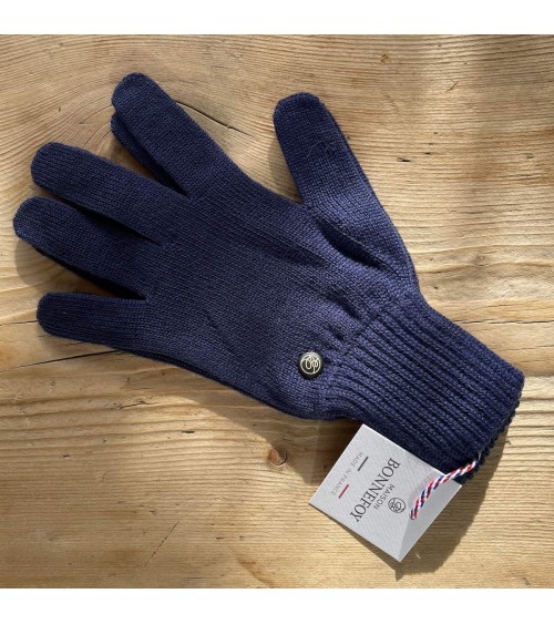 Alix - Merino Wolle Handschuhe - Blau Maison Bonnefoy geschenkidee schweiz kaufen