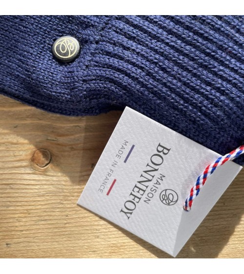 Alix - Merino Wolle Handschuhe - Blau Maison Bonnefoy geschenkidee schweiz kaufen