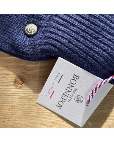 Alix - Merino Wolle Handschuhe - Blau Maison Bonnefoy geschenkidee schweiz kaufen