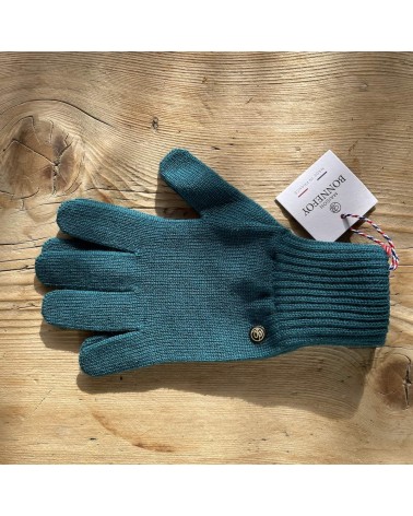 Alix - Guanti di lana merino - Verde Maison Bonnefoy idea regalo svizzera