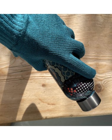 Alix - Merino wool Gloves - Green Maison Bonnefoy original gift idea switzerland
