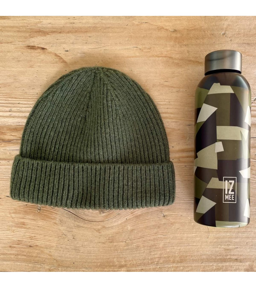 Wool Beanie Patrice - Fern Green Maison Bonnefoy for men women cool Kitatori Switzerland