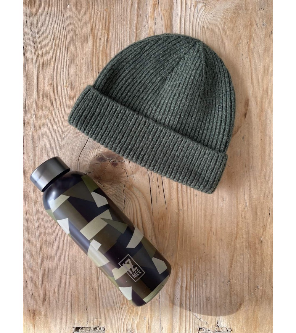 Wool Beanie Patrice - Fern Green Maison Bonnefoy for men women cool Kitatori Switzerland