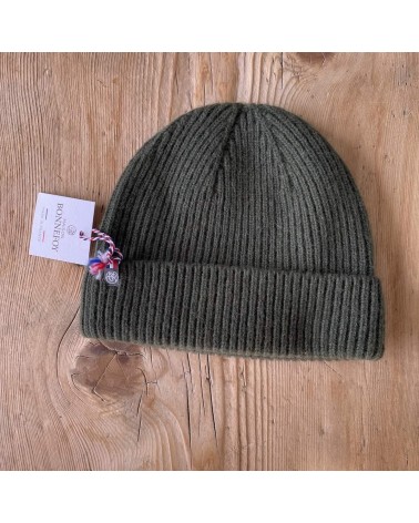 Bonnet en laine Patrice - Vert Fougère Maison Bonnefoy cool femme homme Kitatori Suisse