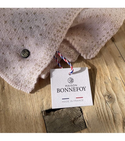 Manon pink - Wool, cashmere and silk scarf Maison Bonnefoy scarves man mens women ladies male neck winter scarf