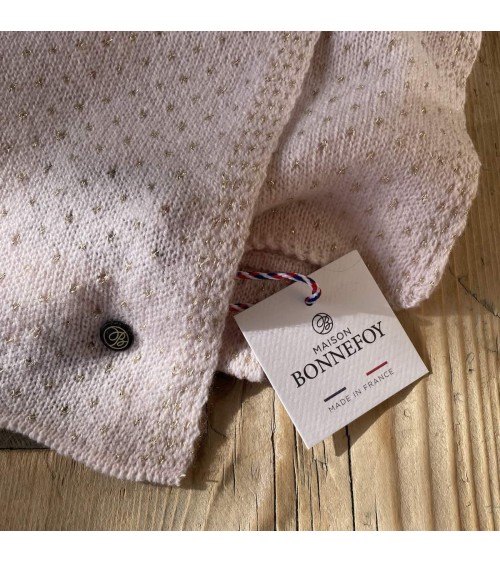Manon pink - Wool, cashmere and silk scarf Maison Bonnefoy scarves man mens women ladies male neck winter scarf